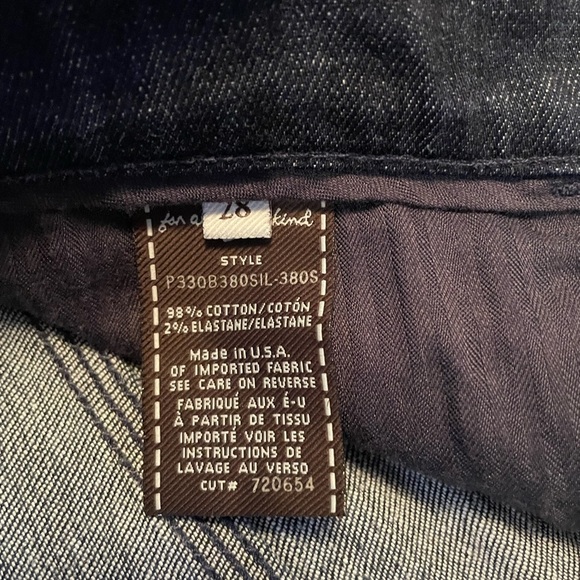 7 For All Mankind Ginger Jeans Medium/dark wash size 28W/29L flare style - Picture 9 of 9